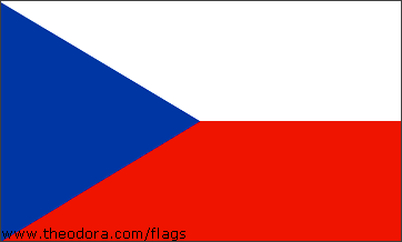The Czech national flag