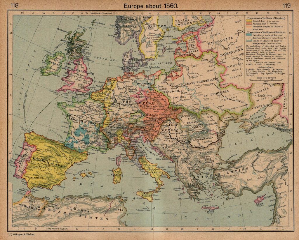 Europe in 1560
