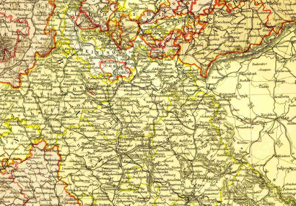 Franconia (Bavaria) in 1860