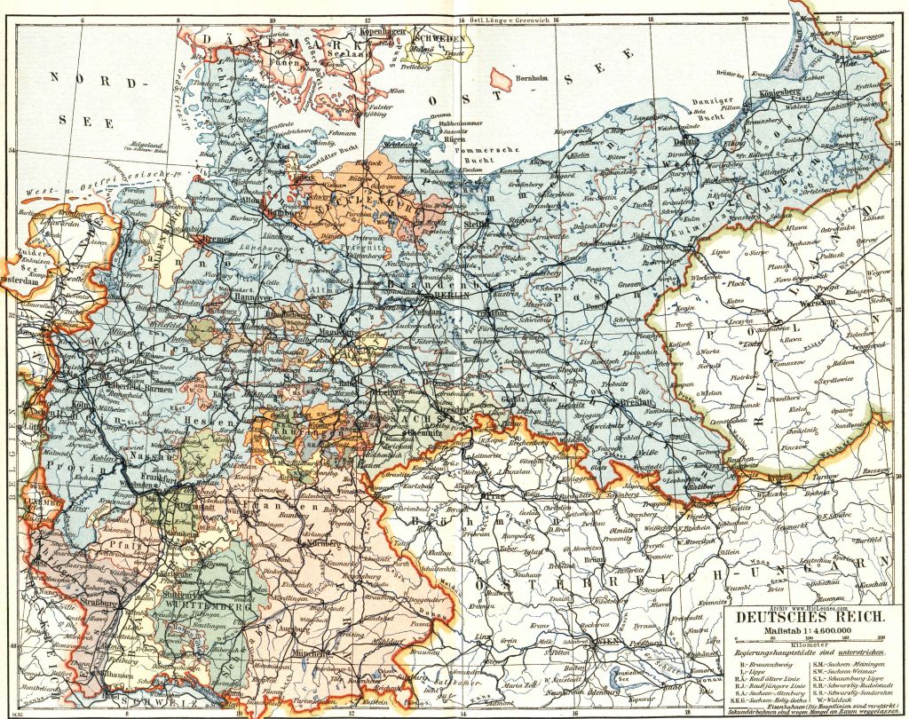German Empire between 1880 and 1896