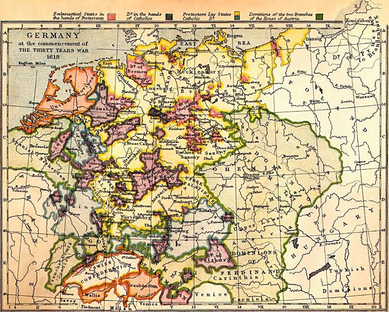 German Empire in 1618
