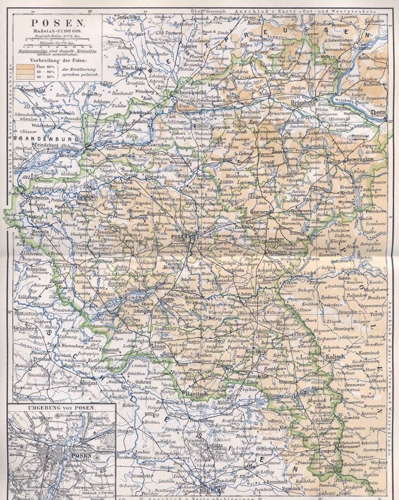 Posen / Poznan in 1871