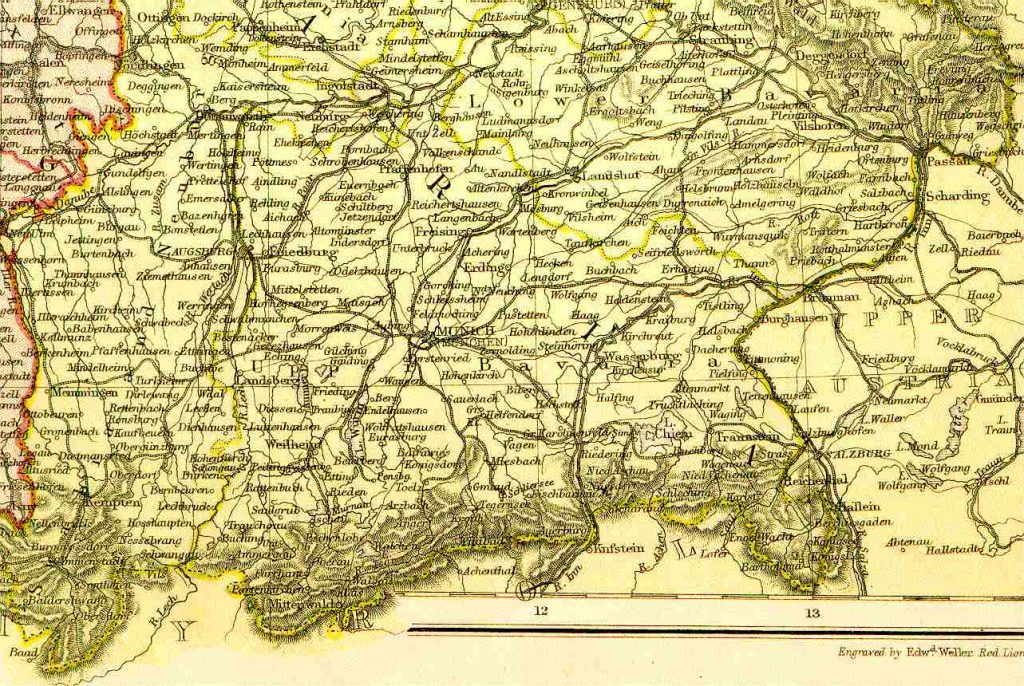 Oberbayern (Upper Bavaria) in 1860
