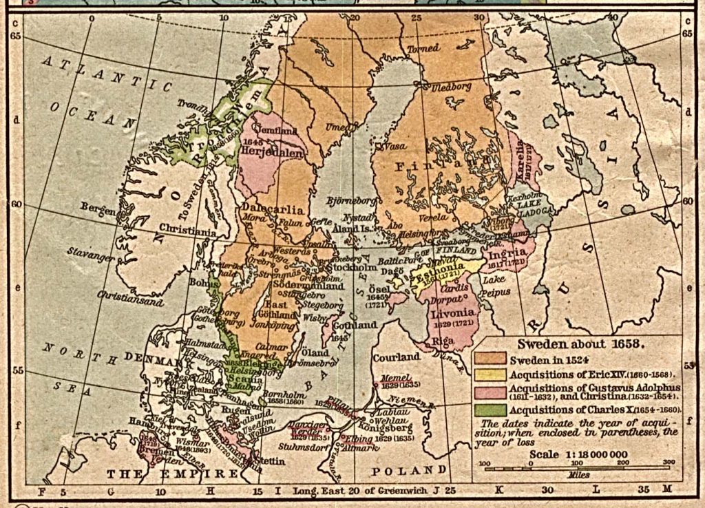 Sweden in 1658