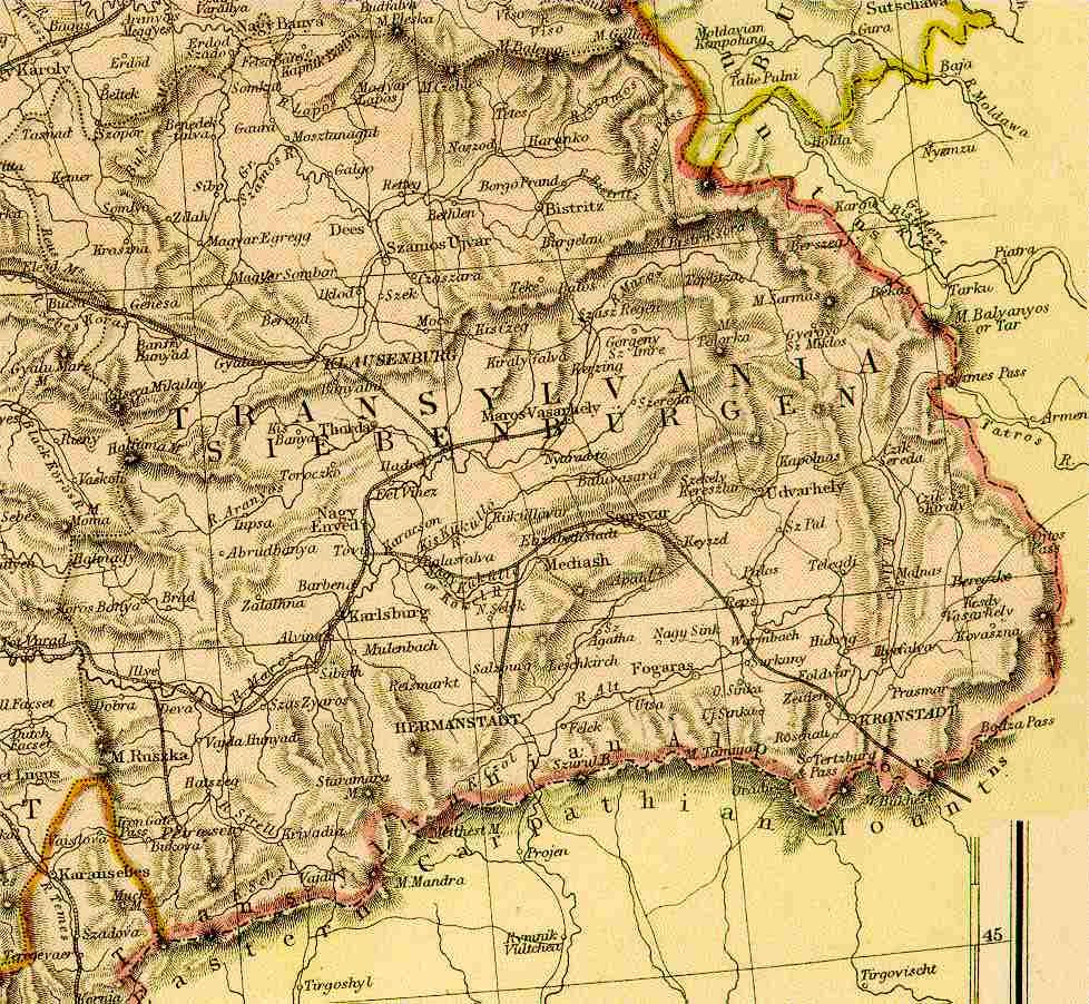 Transylvania in 1880