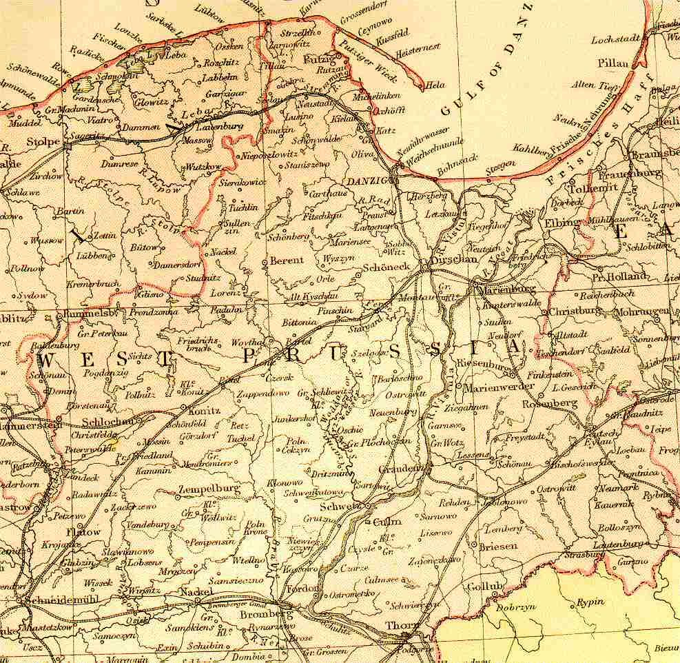 Westpreussen (West Prussia) in 1871