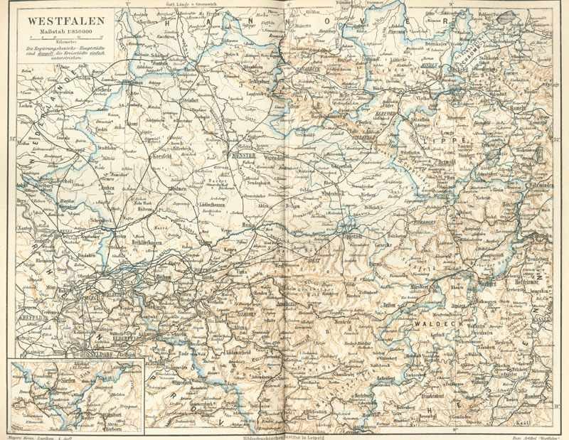 Westfalen (Westphalia) in 1888