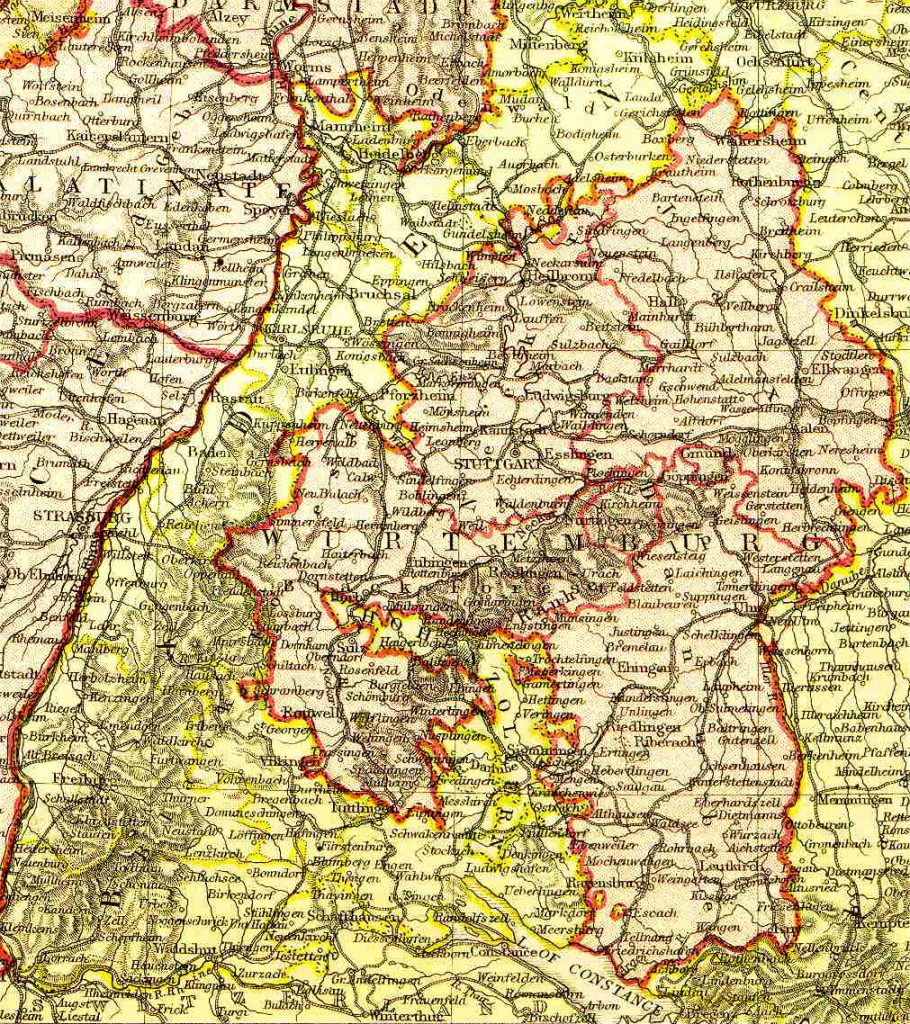 Baden-Wuerttemburg 1882