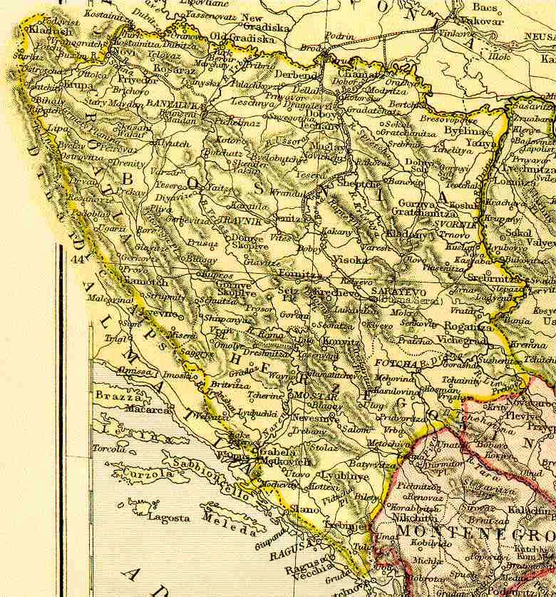 Bosnia Herzegovina 1882
