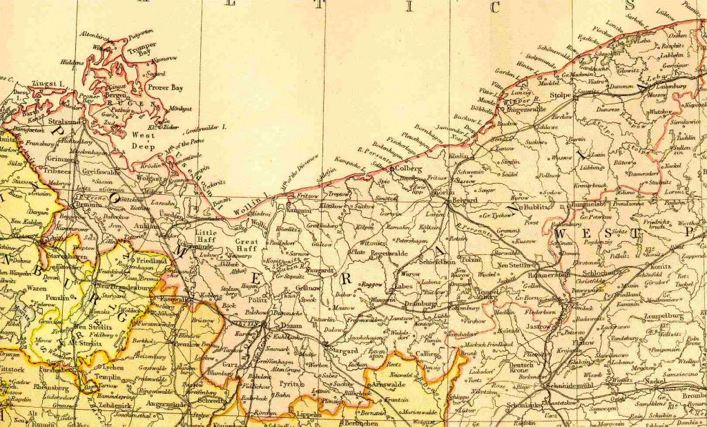  Pommern (Pomerania), Prussia 1882