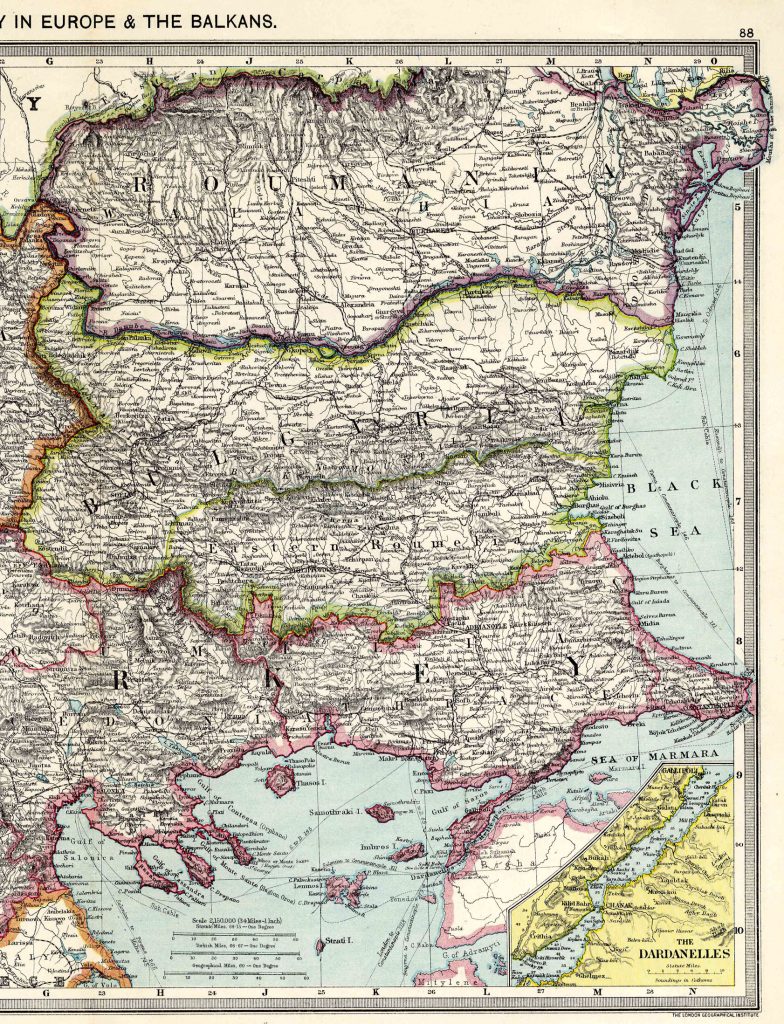 Turkey in Europe East 1908