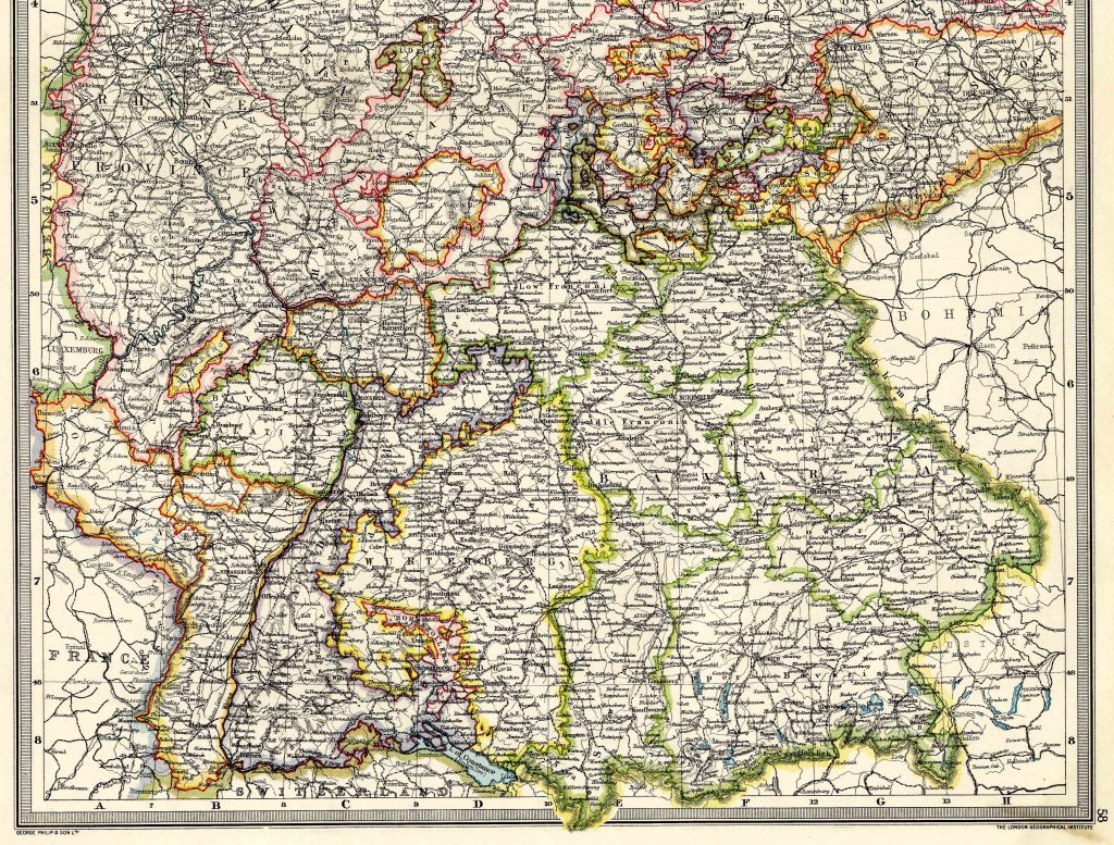 Western Germany South 1908