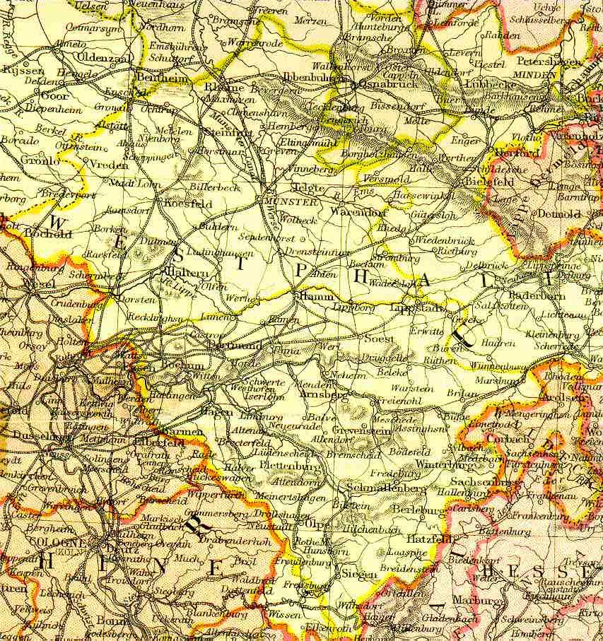 Westphalia, Prussia 1882